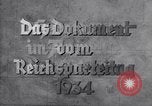 Image of Adolf Hitler flies to Nuremberg Nuremberg Germany, 1934, second 31 stock footage video 65675038560