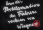 Image of Nuremberg rally Nazi 6th Party Congress speeches Nuremberg Germany, 1934, second 6 stock footage video 65675038565