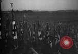 Immagine di Zeppelinfeld cerimonia del fiaccolata nazista Nürnberg Germania, 1934, secondo 33 filmato di repertorio 65675038570