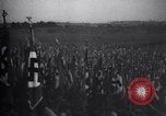Immagine di Zeppelinfeld cerimonia del fiaccolata nazista Nürnberg Germania, 1934, secondo 34 filmato di repertorio 65675038570