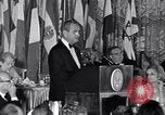Image of Lyndon Johnson advocates middle east peace Washington DC USA, 1968, second 39 stock footage video 65675038583