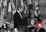 Image of Lyndon Johnson advocates middle east peace Washington DC USA, 1968, second 53 stock footage video 65675038583