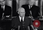Image of President Eisenhower Washington DC USA, 1957, second 59 stock footage video 65675038587