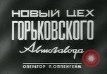 Standbild Gorkovskogo auto Werk Sowjetunion, 1949, aus Sekunde 3 historischem Filmmaterial Videoclip 65675038627