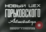 Standbild Gorkovskogo auto Werk Sowjetunion, 1949, aus Sekunde 4 historischem Filmmaterial Videoclip 65675038627