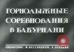 Immagine di Sci Bakuriani Georgia USA, 1949, secondo 4 filmato di repertorio 65675038629