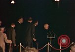 Image of a ceremony prior to the departure of Khrushchev United States USA, 1959, second 23 stock footage video 65675038633