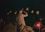 Image of a ceremony prior to the departure of Khrushchev United States USA, 1959, second 56 stock footage video 65675038633