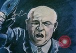 Image of illustrations of Soviet leaders United States USA, 1965, second 16 stock footage video 65675038634