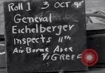 Immagine di Tenente generale Eichelberger Honshu Giappone, 1945, secondo 3 filmato di repertorio 65675038640