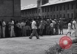 Image of rescued prisoners eating soup Luzon Island Philippines, 1945, second 30 stock footage video 65675038671