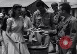 Image of rescued prisoners eating soup Luzon Island Philippines, 1945, second 45 stock footage video 65675038671