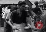 Image of rescued prisoners eating soup Luzon Island Philippines, 1945, second 52 stock footage video 65675038671