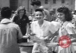 Image of rescued prisoners eating soup Luzon Island Philippines, 1945, second 54 stock footage video 65675038671