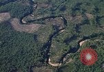Image of long line of UH-1 Helicopters Pleiku Vietnam, 1970, second 46 stock footage video 65675038743