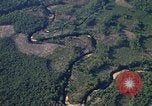 Image of long line of UH-1 Helicopters Pleiku Vietnam, 1970, second 47 stock footage video 65675038743