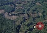 Image of long line of UH-1 Helicopters Pleiku Vietnam, 1970, second 48 stock footage video 65675038743