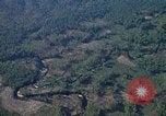 Image of long line of UH-1 Helicopters Pleiku Vietnam, 1970, second 52 stock footage video 65675038743