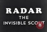 Image of RADAR used for early warning of bomber attack United Kingdom, 1944, second 36 stock footage video 65675038744