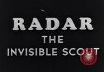 Image of RADAR used for early warning of bomber attack United Kingdom, 1944, second 43 stock footage video 65675038744