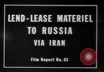 Image of lend lease activities Middle East, 1945, second 12 stock footage video 65675038764