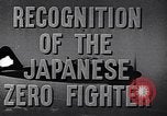 Image of Ronald Reagan identifies Japanese Zero fighters United States USA, 1943, second 34 stock footage video 65675038779