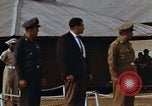 Image of flag raising ceremony Udorn Royal Thai Air Force Base Thailand, 1966, second 1 stock footage video 65675038782