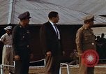 Image of flag raising ceremony Udorn Royal Thai Air Force Base Thailand, 1966, second 3 stock footage video 65675038782