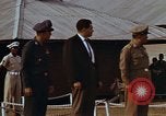 Image of flag raising ceremony Udorn Royal Thai Air Force Base Thailand, 1966, second 4 stock footage video 65675038782