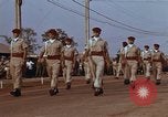Image of flag raising ceremony Udorn Royal Thai Air Force Base Thailand, 1966, second 13 stock footage video 65675038782