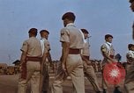 Image of flag raising ceremony Udorn Royal Thai Air Force Base Thailand, 1966, second 25 stock footage video 65675038782
