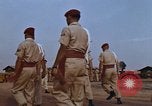 Image of flag raising ceremony Udorn Royal Thai Air Force Base Thailand, 1966, second 27 stock footage video 65675038782
