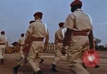 Image of flag raising ceremony Udorn Royal Thai Air Force Base Thailand, 1966, second 30 stock footage video 65675038782