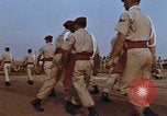 Image of flag raising ceremony Udorn Royal Thai Air Force Base Thailand, 1966, second 32 stock footage video 65675038782