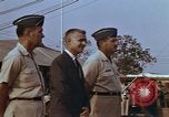Image of flag raising ceremony Udorn Royal Thai Air Force Base Thailand, 1966, second 40 stock footage video 65675038782