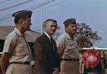 Image of flag raising ceremony Udorn Royal Thai Air Force Base Thailand, 1966, second 42 stock footage video 65675038782
