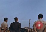 Image of flag raising ceremony Udorn Royal Thai Air Force Base Thailand, 1966, second 53 stock footage video 65675038782