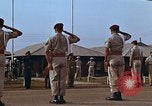 Image of flag raising ceremony Udorn Royal Thai Air Force Base Thailand, 1966, second 54 stock footage video 65675038782