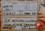 Image of Lt. General James W. Wilson Udorn Royal Thai Air Force Base Thailand, 1969, second 4 stock footage video 65675038783