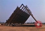 Image chapelle construction Udorn Royal Thai Air Force Base en Thaïlande, 1967, de la seconde 57 séquences d'archives historiques vidéo 65675038801