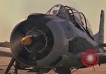 Image of Laotian trainer aircraft T-28D Udorn Royal Thai Air Force Base Thailand, 1972, second 19 stock footage video 65675038807