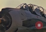 Image of Laotian trainer aircraft T-28D Udorn Royal Thai Air Force Base Thailand, 1972, second 20 stock footage video 65675038807