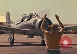 Image of Laotian trainer aircraft T-28D Udorn Royal Thai Air Force Base Thailand, 1972, second 30 stock footage video 65675038807