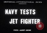 Standbild XF7U-1 Jet Fighter Patuxent River Maryland USA, 1948, aus Sekunde 1 historischem Filmmaterial Videoclip 65675038812