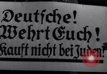 Image of Nazi German boycott of Jewish businesses Germany, 1936, second 19 stock footage video 65675038847