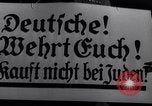 Image of Nazi German boycott of Jewish businesses Germany, 1936, second 23 stock footage video 65675038847