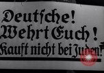 Image of Nazi German boycott of Jewish businesses Germany, 1936, second 27 stock footage video 65675038847