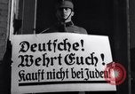 Image of Nazi German boycott of Jewish businesses Germany, 1936, second 31 stock footage video 65675038847