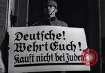 Image of Nazi German boycott of Jewish businesses Germany, 1936, second 41 stock footage video 65675038847