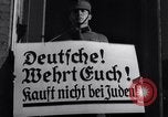 Image of Nazi German boycott of Jewish businesses Germany, 1936, second 42 stock footage video 65675038847
